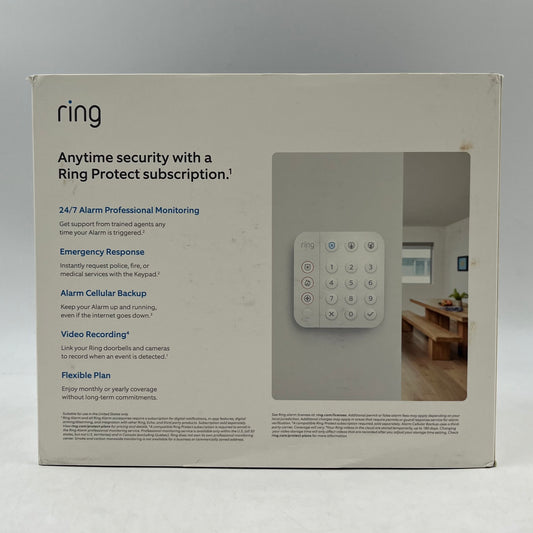 New Ring Alarm Home Security 5 Piece Kit