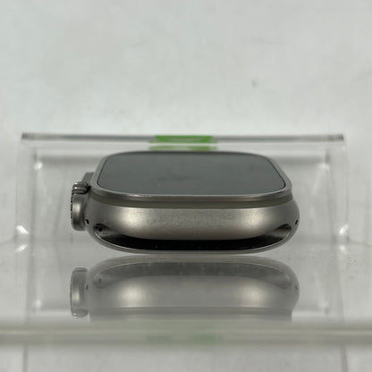 GPS Only Apple Watch Ultra 49MM Natural Titanium MQF13LL/A Face Only