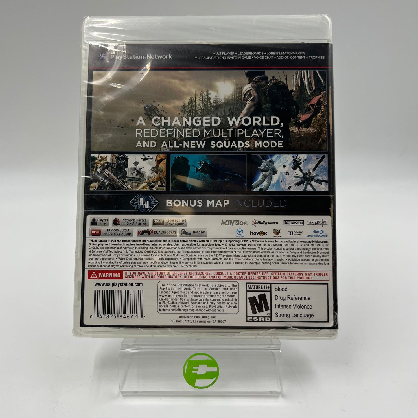 New Call of Duty Ghosts (Sony PlayStation 3 PS3, 2013) READ