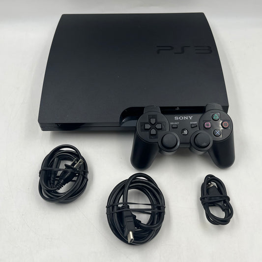 Sony PlayStation 3 Slim PS3 250GB Black Console Gaming System CECH-2101B