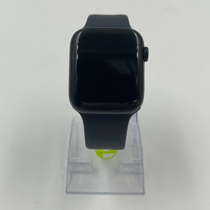 Unlocked Apple Watch SE 2nd Gen 44MM Black Aluminum Black Sport Band MNU03LL/A
