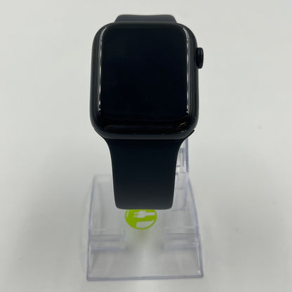 Unlocked Apple Watch SE 2nd Gen 44MM Black Aluminum Blue Ocean Band MNTY3LL/A