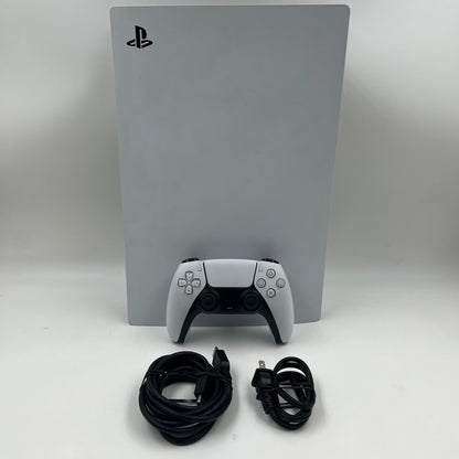 Sony PlayStation 5 Disc Edition PS5 825GB White Console Gaming System CFI-1015A