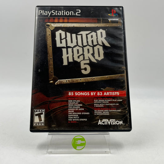 Guitar Hero 5 (Sony PlayStation 2 PS2, 2009)
