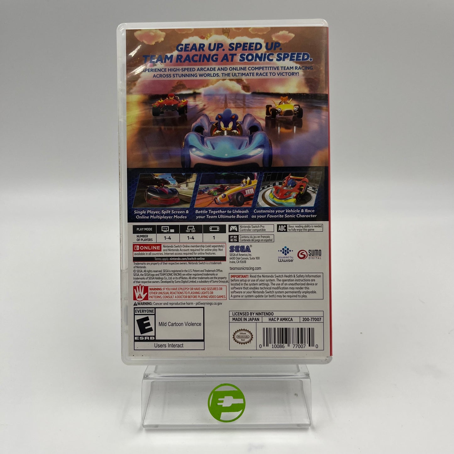 Team Sonic Racing (Nintendo Switch, 2019)