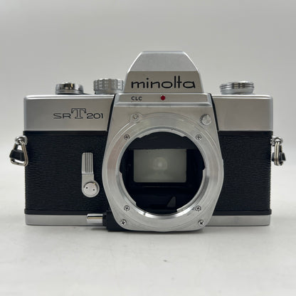 Minolta SRT 201 35MM Film Camera with 200mm Lens