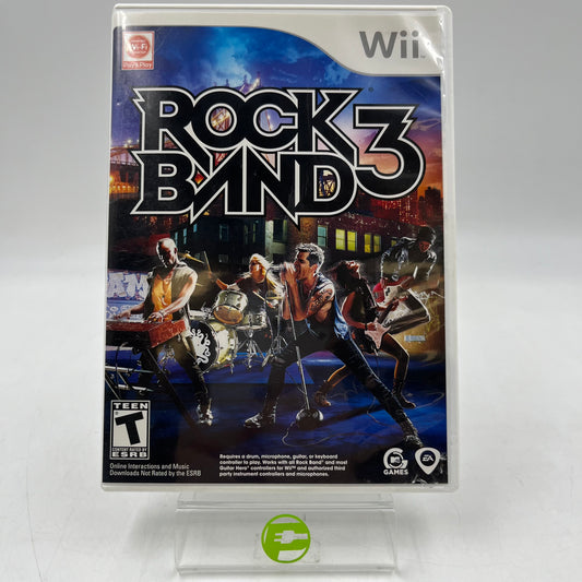 Rock Band 3 (Nintendo Wii, 2010)