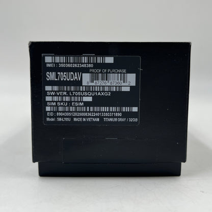 Unlocked Samsung Galaxy Watch Ultra Titanium Smartwatch SM-L705U