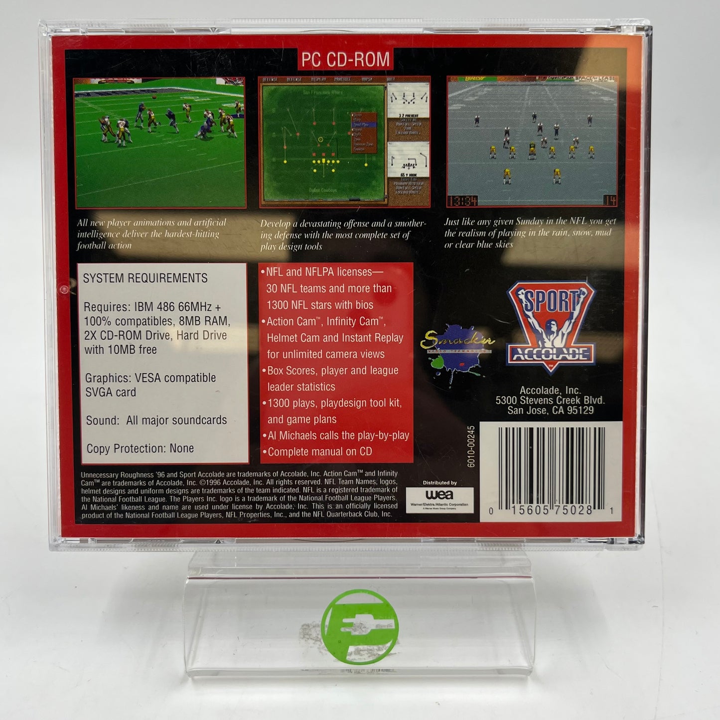 Unnecessary Roughness '96 (PC, 1995)