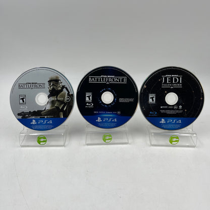 Lot of 3 Sony PlayStation 4 PS4 Games Star Wars Battlefront Jedi Fallen Order