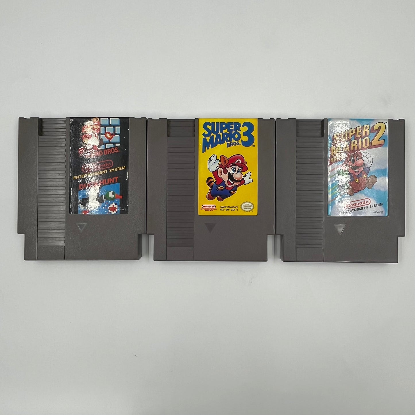 Lot of 3 Nintendo NES Games Super Mario Cartridge Bundle