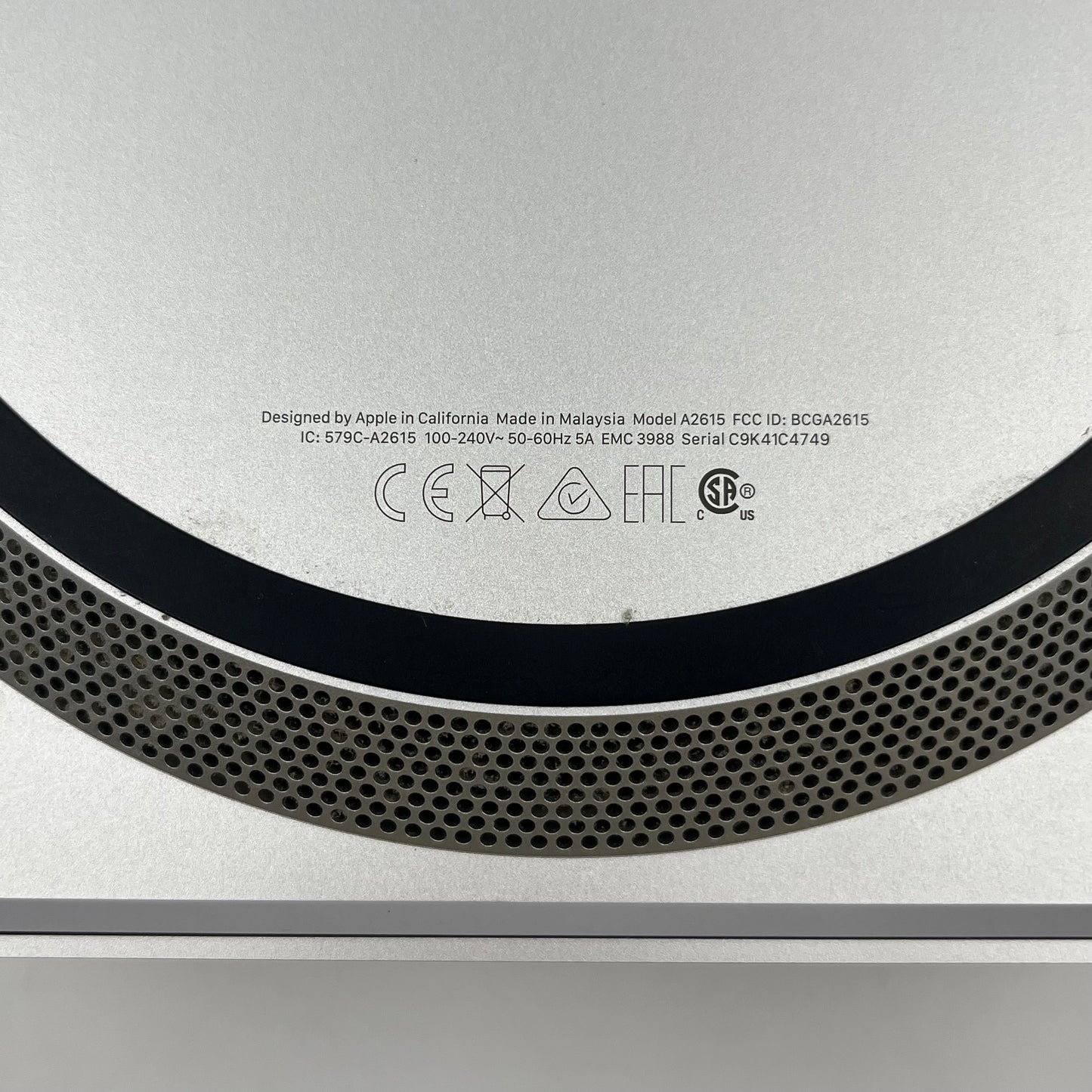 2022 Apple Mac Studio M1 Ultra 3.2GHz 128GB RAM 4TB SSD Silver A2615