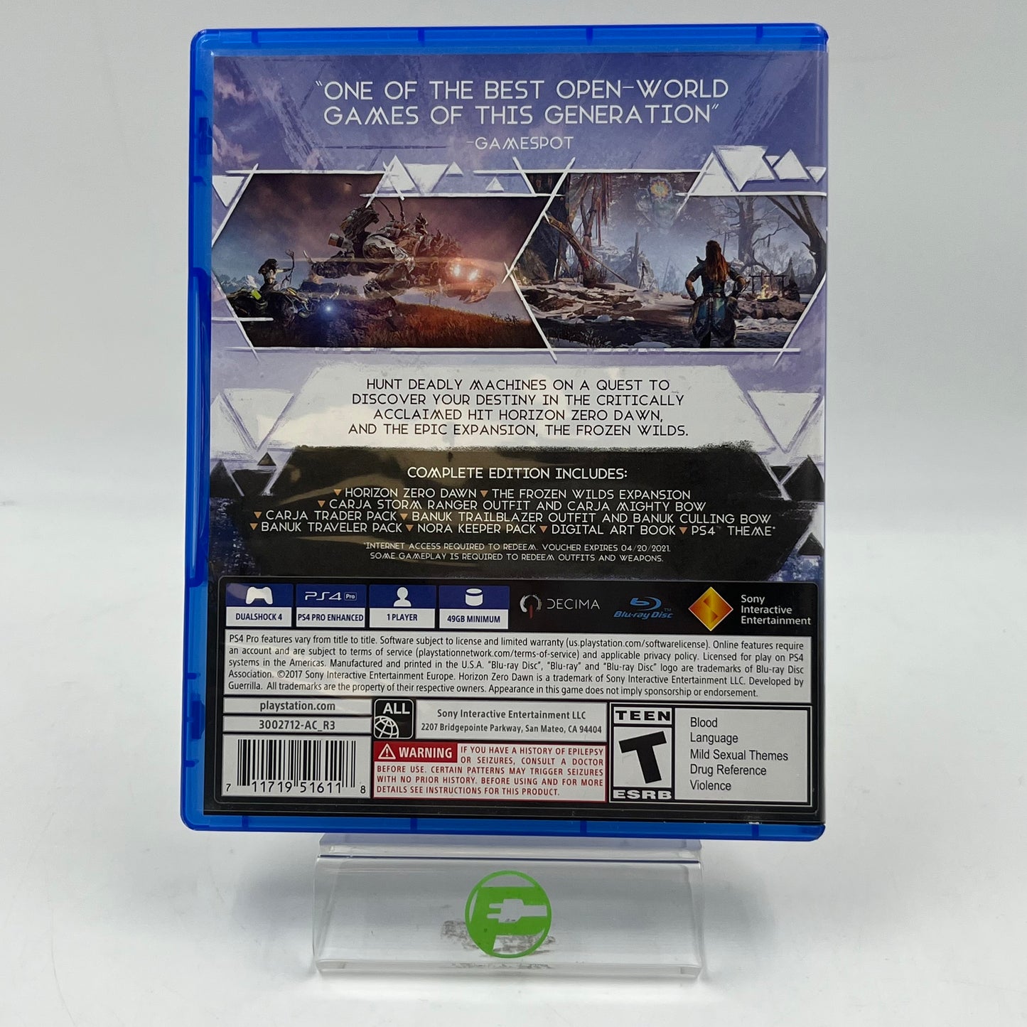 Horizon Zero Dawn [Complete Edition] (Playstation 4, 2017)