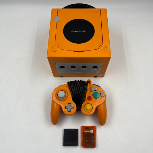 Nintendo GameCube Video Game Console DOL-001 Orange Spice JP Region Mod
