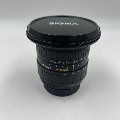 Sigma 18-35mm f/3.5-4.5 Auto & Manual Lens For Nikkor AF Mount