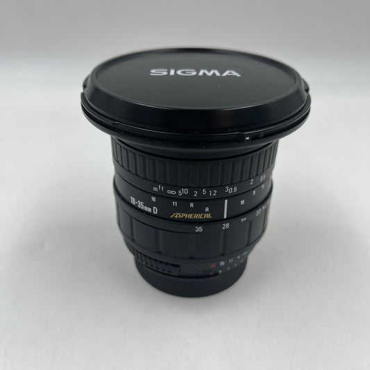 Sigma 18-35mm f/3.5-4.5 Auto & Manual Lens