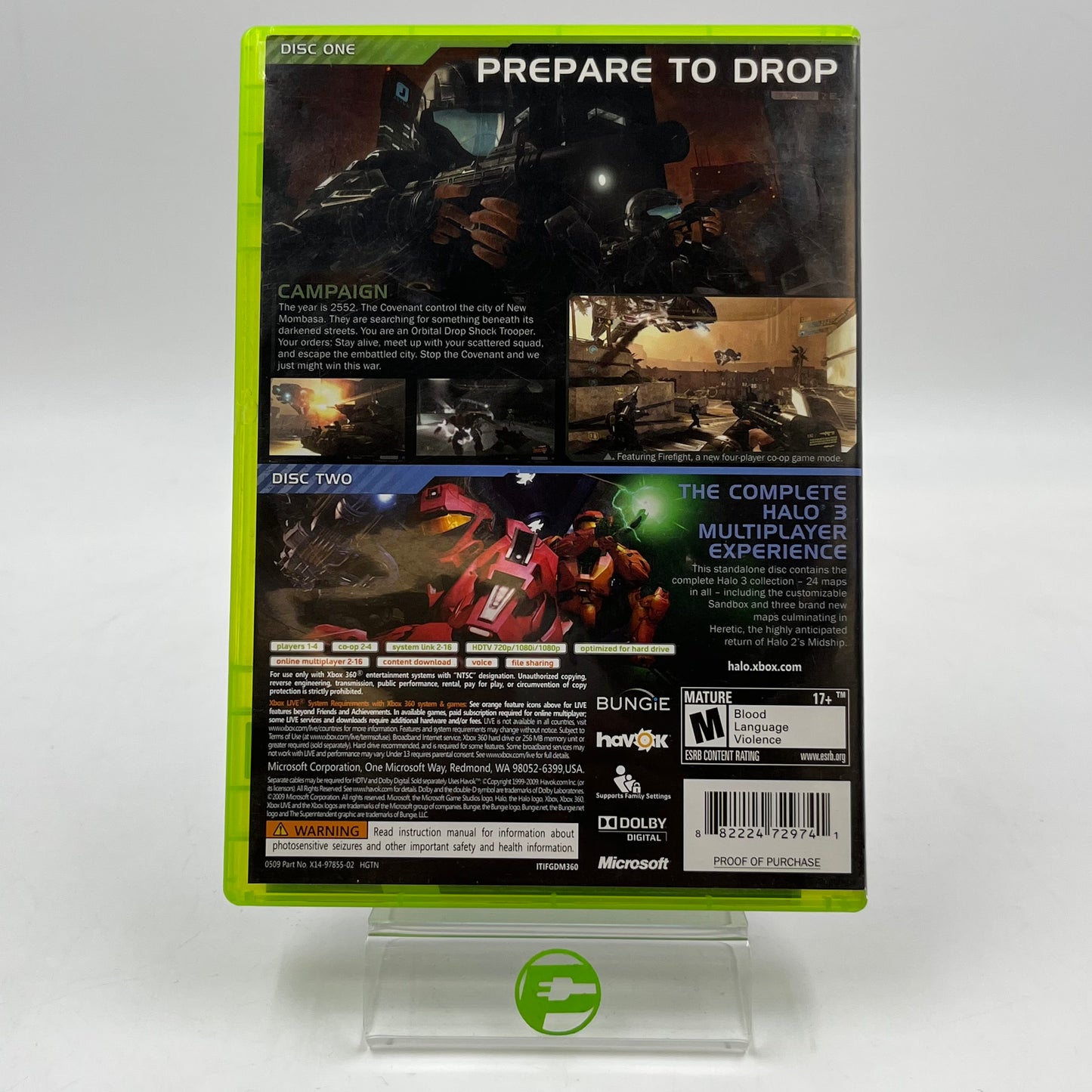 Halo 3: ODST (Microsoft Xbox 360, 2009)
