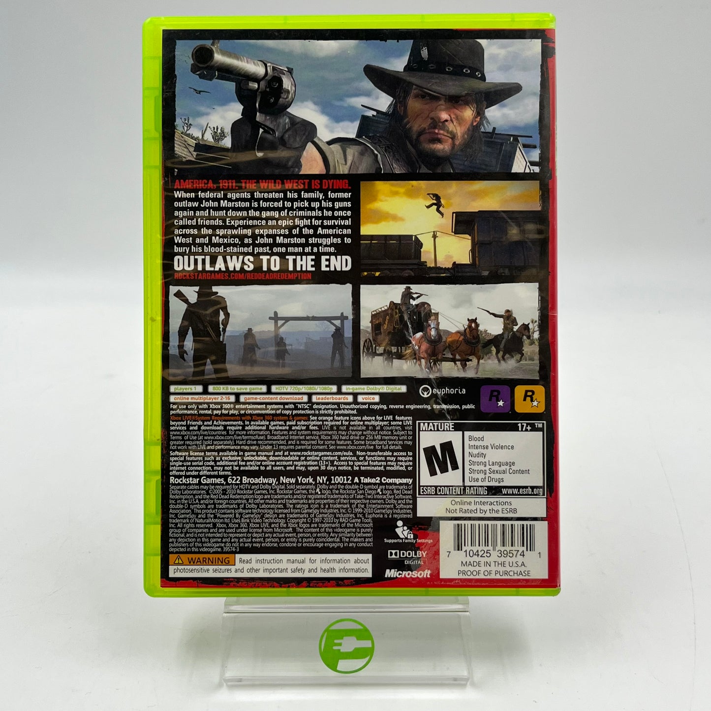 Red Dead Redemption (Microsoft Xbox 360, 2010)