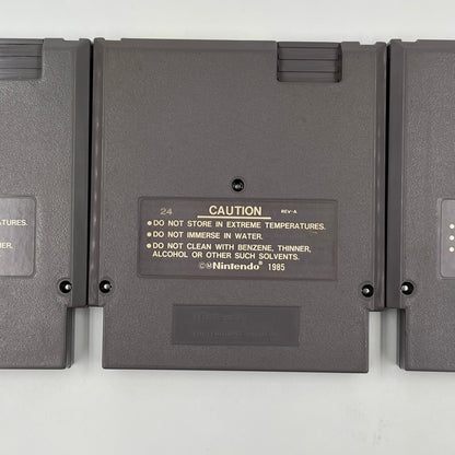 Lot of 3 Nintendo NES Games Super Mario Cartridge Bundle