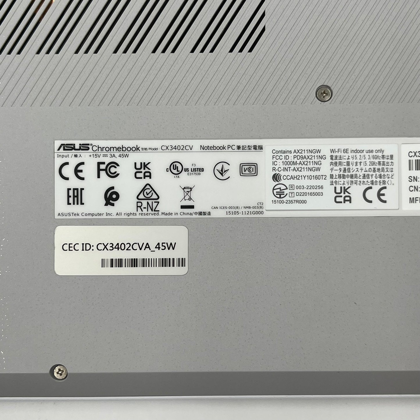 Asus Chromebook Plus CX3402CV 14" i5-1335U 4.6GHz 8GB RAM 128GB SSD
