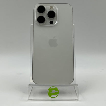 Unlocked Apple iPhone 15 Pro 128GB White Titanium NTQN3LL/A