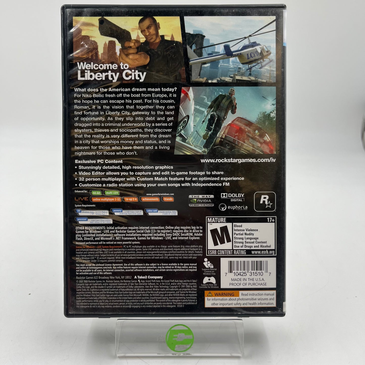 Grand Theft Auto IV (PC, 2008)