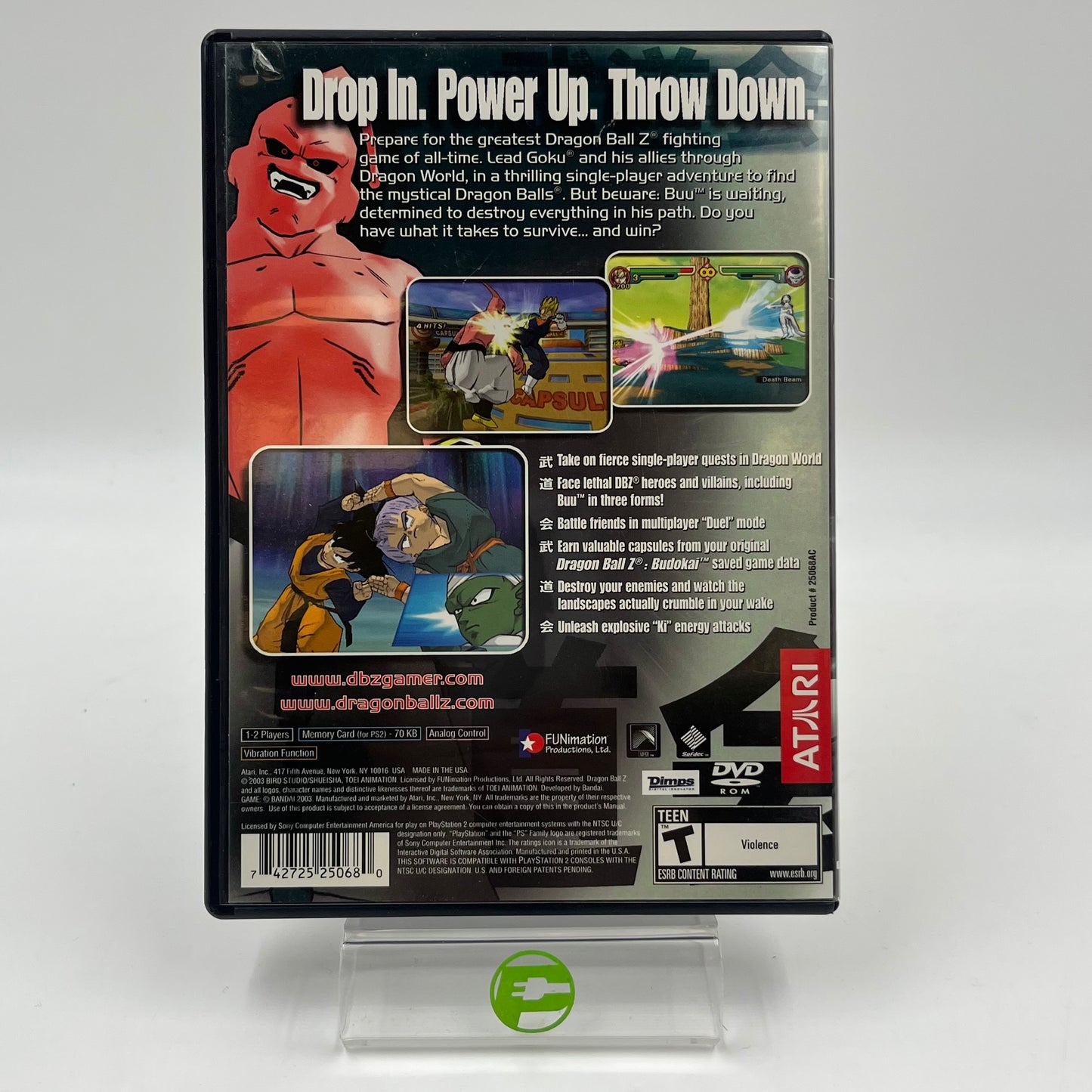 Dragon Ball Z Budokai 2 (Sony PlayStation 2 PS2, 2003)