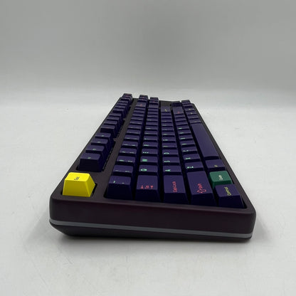 Drop Amethyst Gemstone Wired Mechanical Keyboard