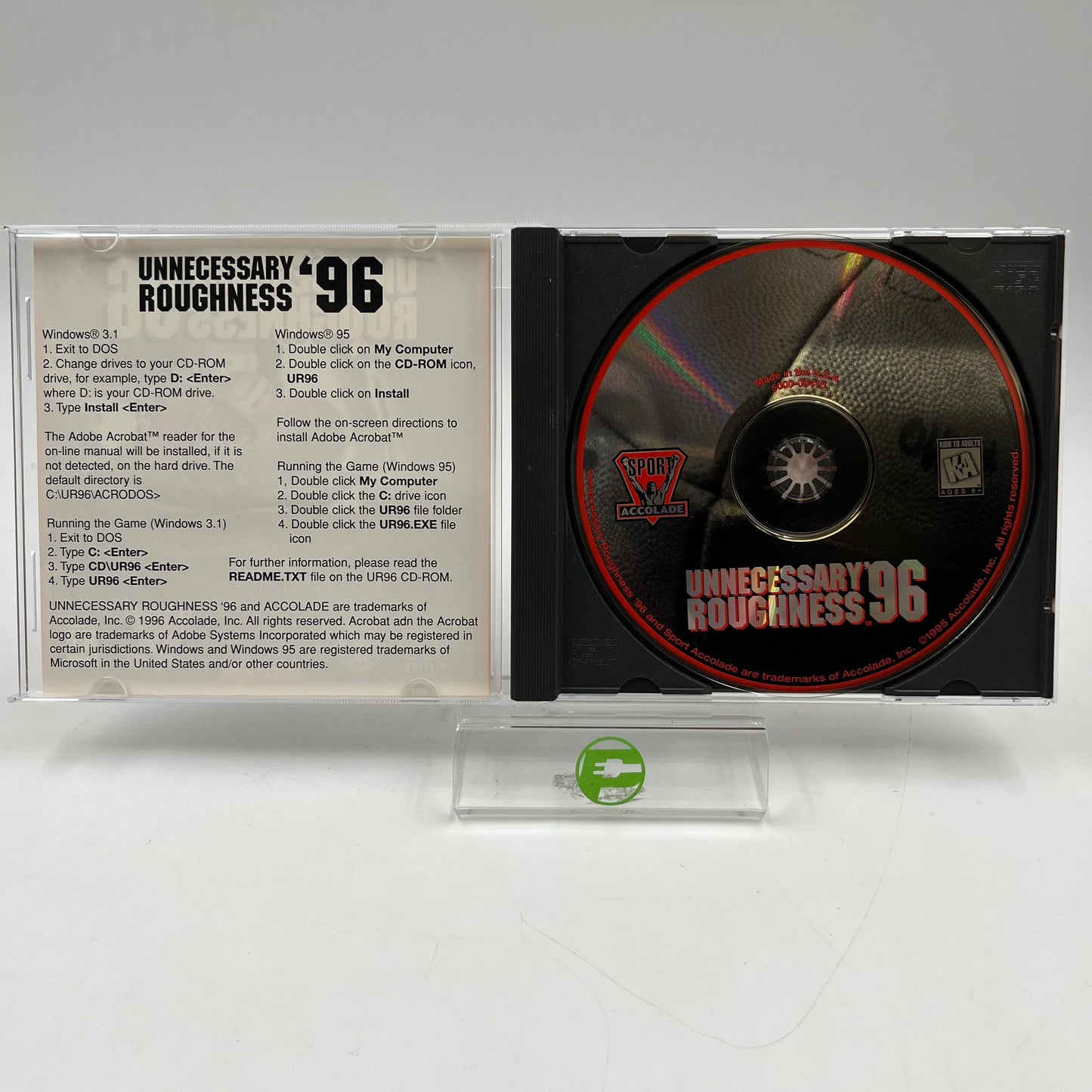 Unnecessary Roughness '96 (PC, 1995)