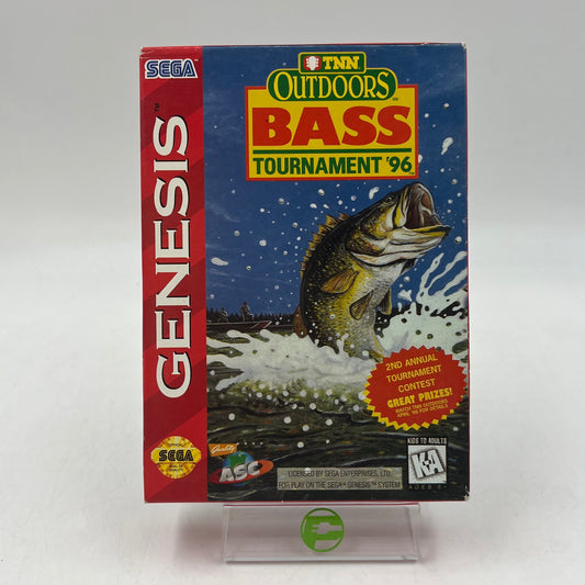 TNN Outdoors Bass Tournament '96 [Cardboard Box] (Sega Genesis, 1995)
