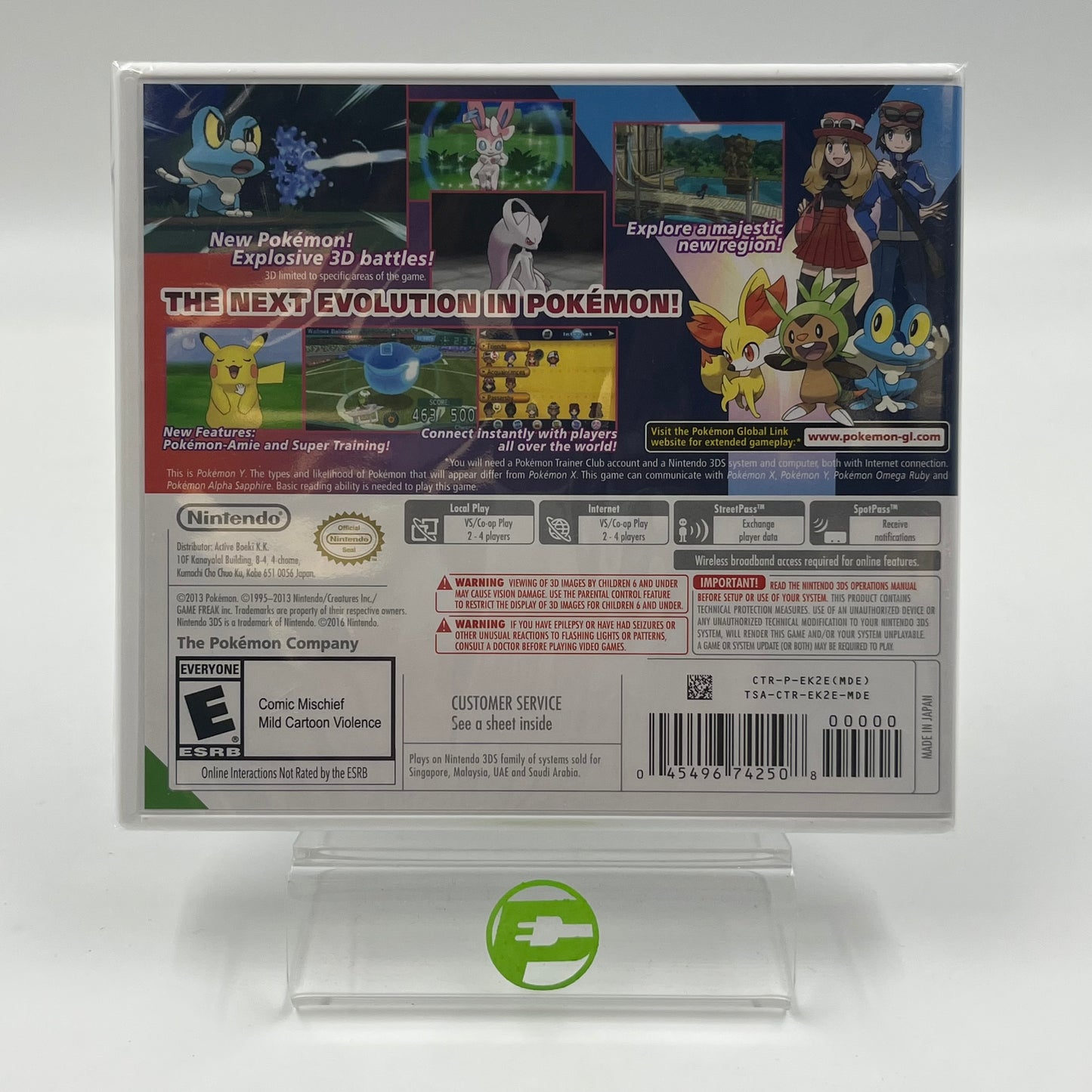 New Pokemon Y (Nintendo 3DS, 2013)