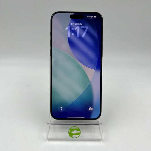 Factory Unlocked Apple iPhone 15 Pro Max 256GB Black Titanium MU663LL/A