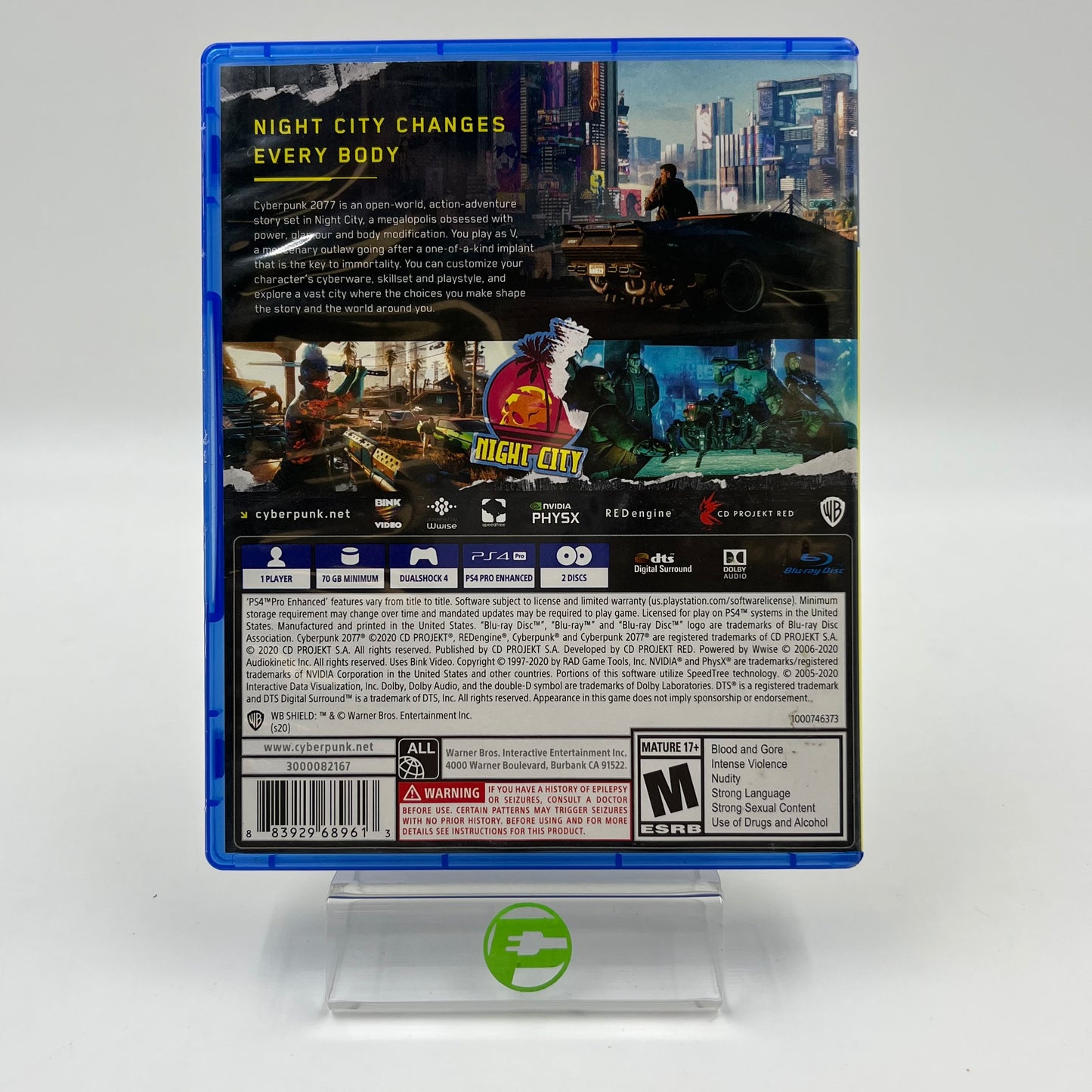 Cyberpunk 2077 (Sony PlayStation 4 PS4, 2020)
