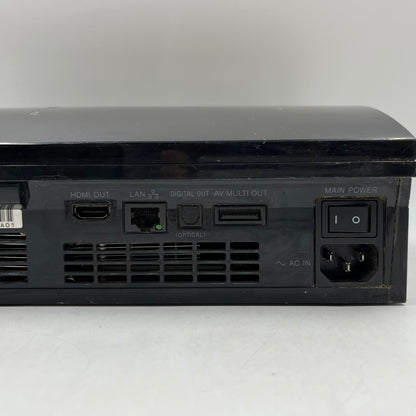 Sony PlayStation 3 Fat PS3 60GB Black Console Gaming System CBEH1000
