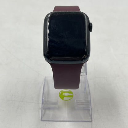 GPS Only Apple Watch SE 2nd Gen 44MM Midnight Aluminum Purple Loop MRTX3LL/A