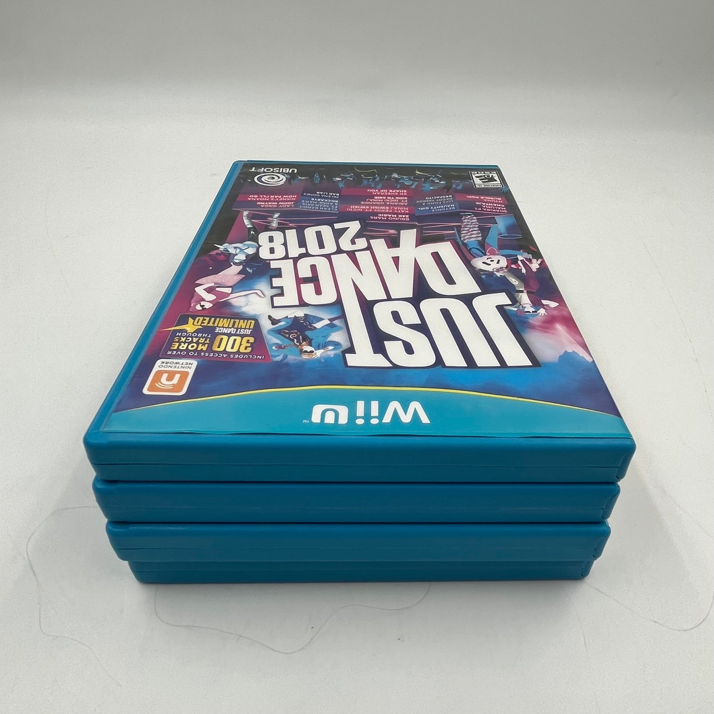 Lot of 4 Nintendo Wii U Games Just Dance 2015, 2016, 2017, 2018