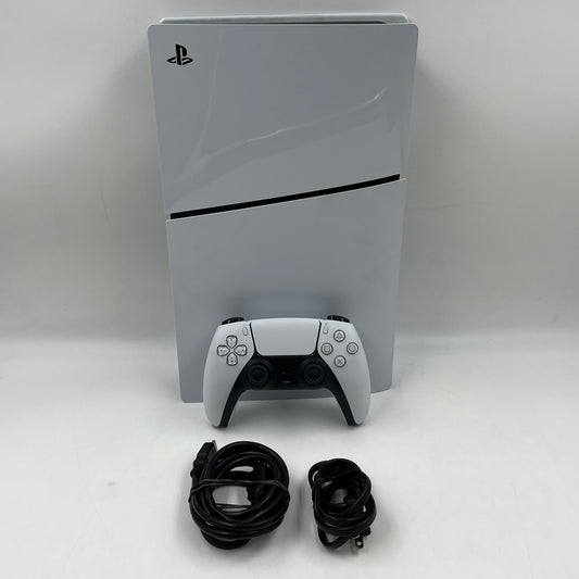 Sony PlayStation 5 Disc Edition PS5 825GB White Console Gaming System CFI-1215A