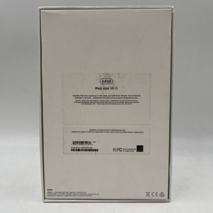 WiFi Only Apple iPad Mini 5th Gen 64GB 15.1 Space Gray MUQW2LL/A