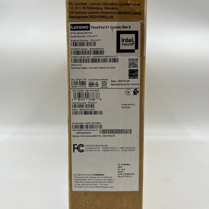 New Lenovo ThinkPad X1 Carbon Gen 9 14" i5-1135G7 2.4GHz 16GB RAM 512GB SSD