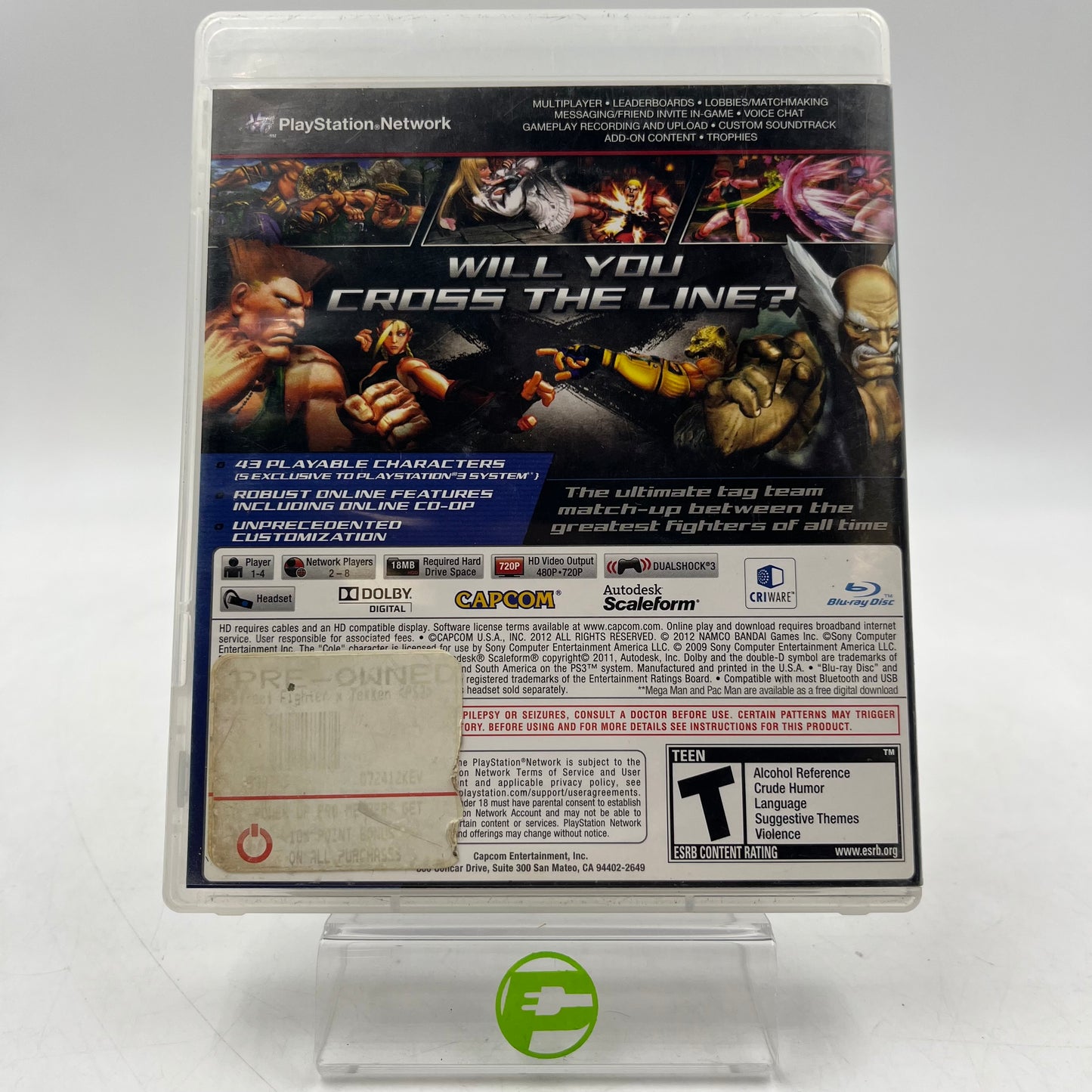 Street Fighter X Tekken (Sony PlayStation 3 PS3, 2012)