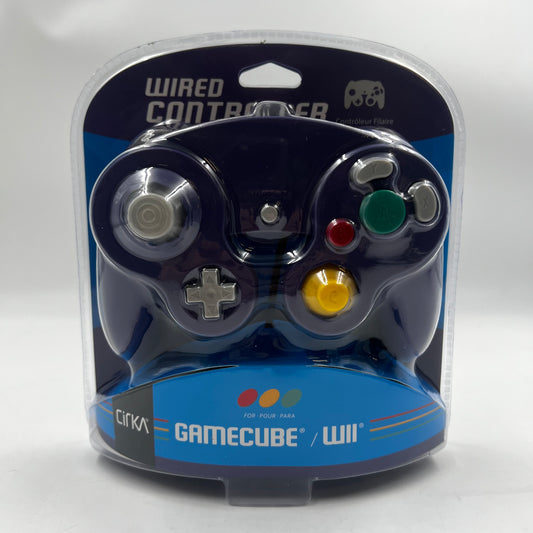 New Cirka Wired Puprle GameCube/Wii Controller M05819-PU