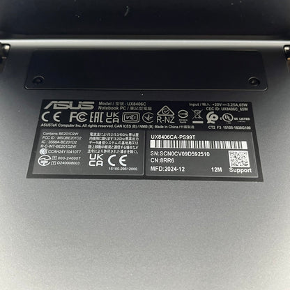 Asus Zenbook Duo 14 8RR6 14" Core Ultra 9 285H 2.9GHz 32GB RAM 1TB SSD arc 140T