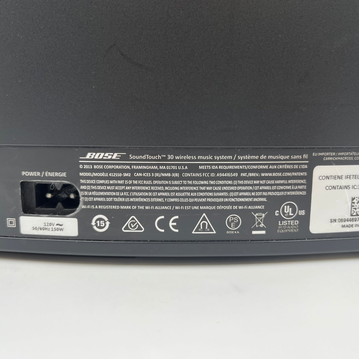 Bose SoundTouch 30 Wireless Home Speaker System Black 412550-SM2