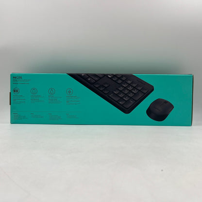 New Logitech MK235 Wireless Keyboard and Mouse Combo
