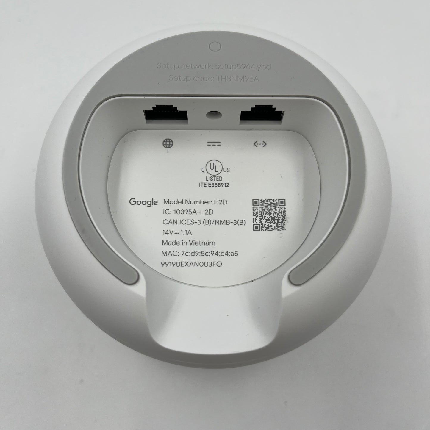 Google Nest Wi-Fi Mesh Wi-Fi Router H2D