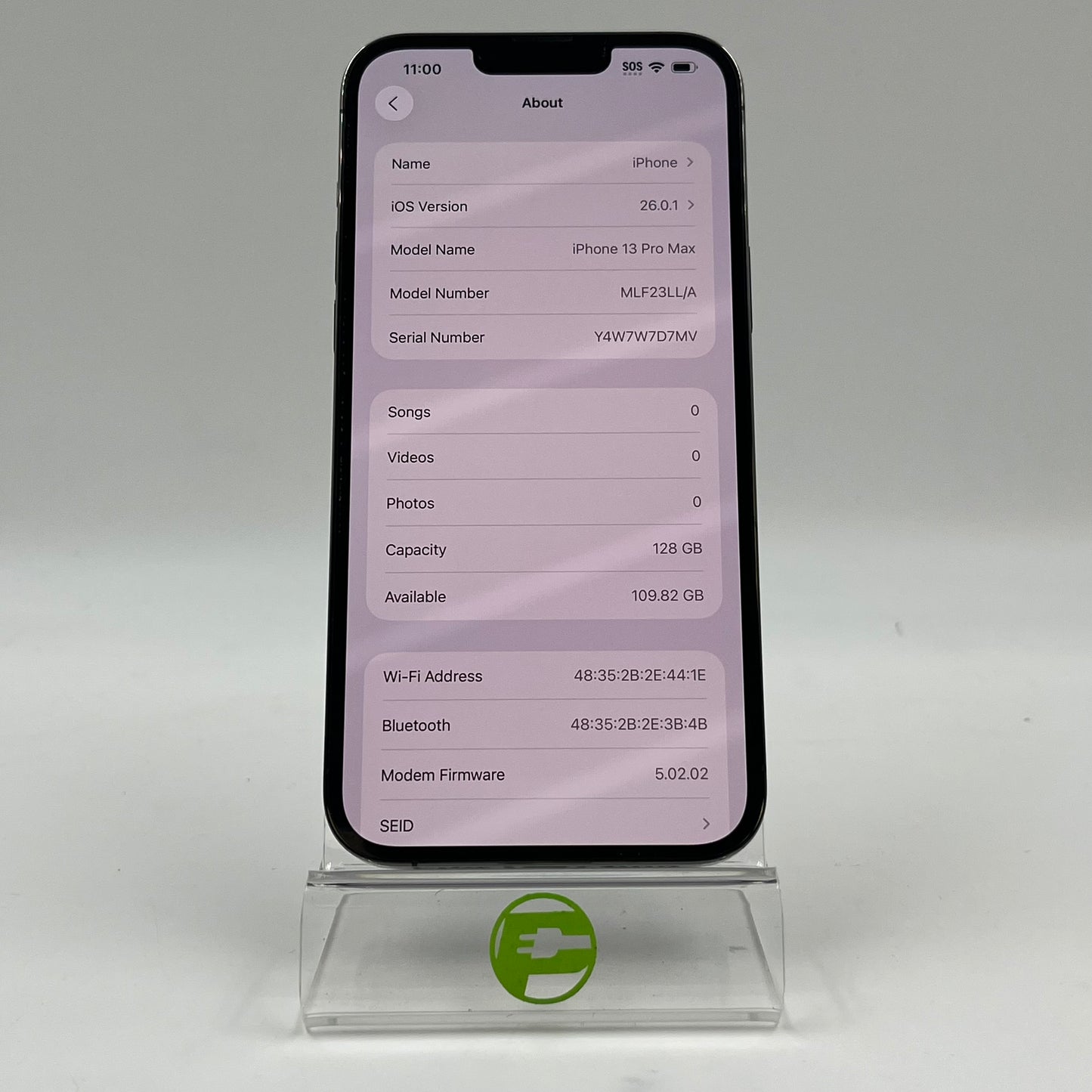 Unlocked Apple iPhone 13 Pro Max 128GB Graphite MLF23LL/A