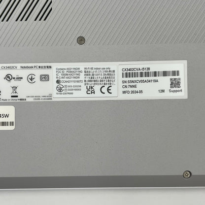 Asus Chromebook Plus CX3402CV 14" i5-1335U 4.6GHz 8GB RAM 128GB SSD
