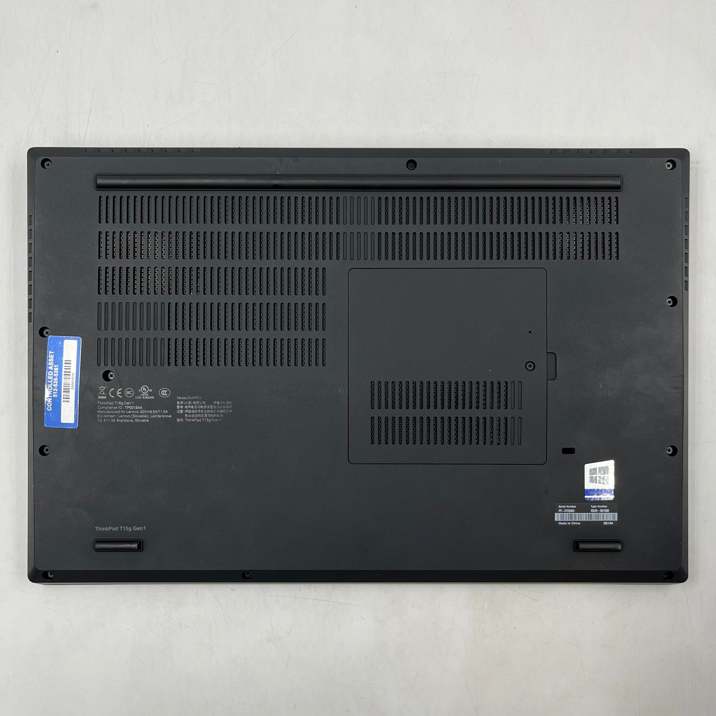 Lenovo ThinkPad T15G GEN 1 15" i9-10885H 2.4GHz 32GB RAM 1TB SSD RTX 2080 Super