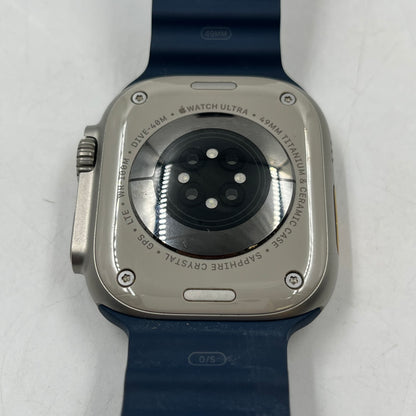 Unlocked Apple Watch Ultra 2 49MM Titanium Blue Ocean Band MREG3LL/A