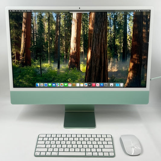 2021 Apple iMac 24" M1 3.2GHz 8GB RAM 256GB SSD Silver MJV83LL/A